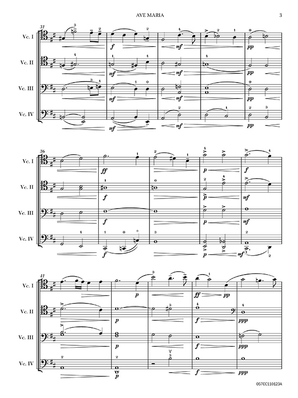 Ave Maria, Op. 41 preview 2