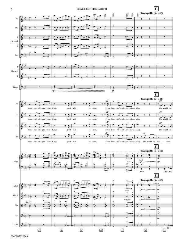 Peace on the Earth, Op. 38 preview 2