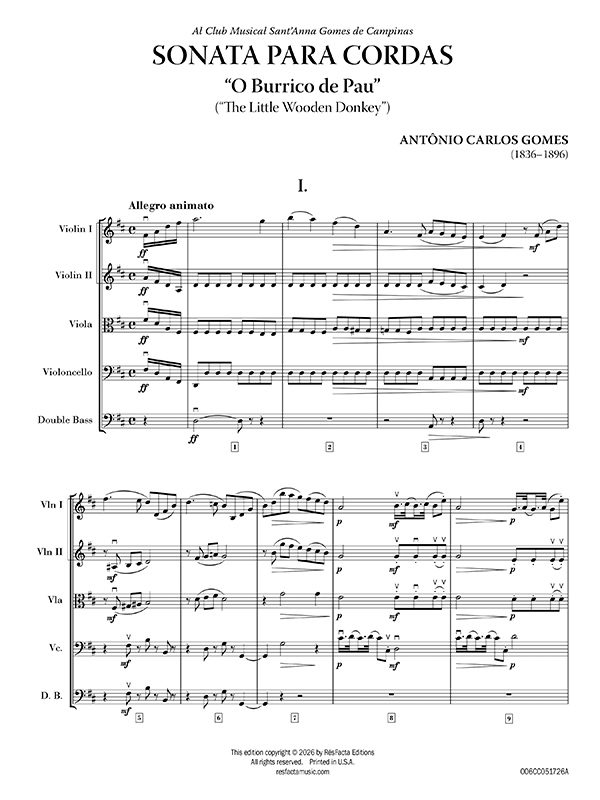 Sonata para Cordas preview 1