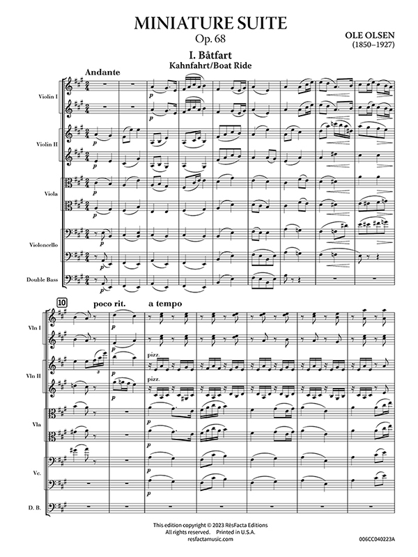 Miniature Suite, Op. 68 preview 1